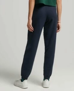 SUPERDRY Applique Logo Joggers Deep Navy