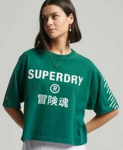 SUPERDRY Core Logo Sport T-Shirt Optic