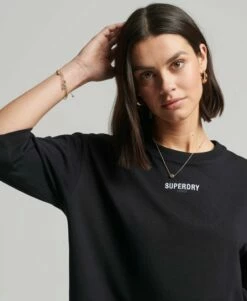 SUPERDRY Code Micro Logo T-Shirt Black -Sportswear Sales 2022 upload9223368955666015942 1