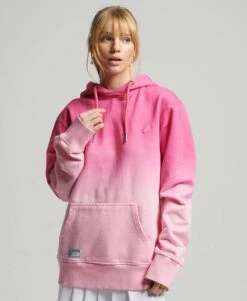 SUPERDRY Dip Dye 2.0 Hoodie Mid Grey/mint