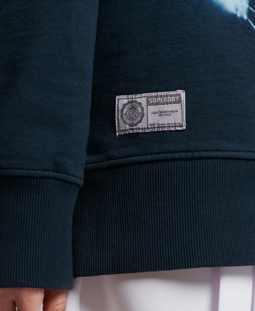 SUPERDRY Tie Dye 2.0 Crew Sweatshirt Navy/lime/purple 2 SUPERDRY Tie Dye 2.0 Crew Sweatshirt Navy/lime/purple - Image 2