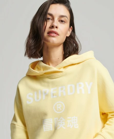 SUPERDRY Sport Crop Box Hoodie Hyper Fire Coral 12 SUPERDRY Sport Crop Box Hoodie Hyper Fire Coral - Image 12