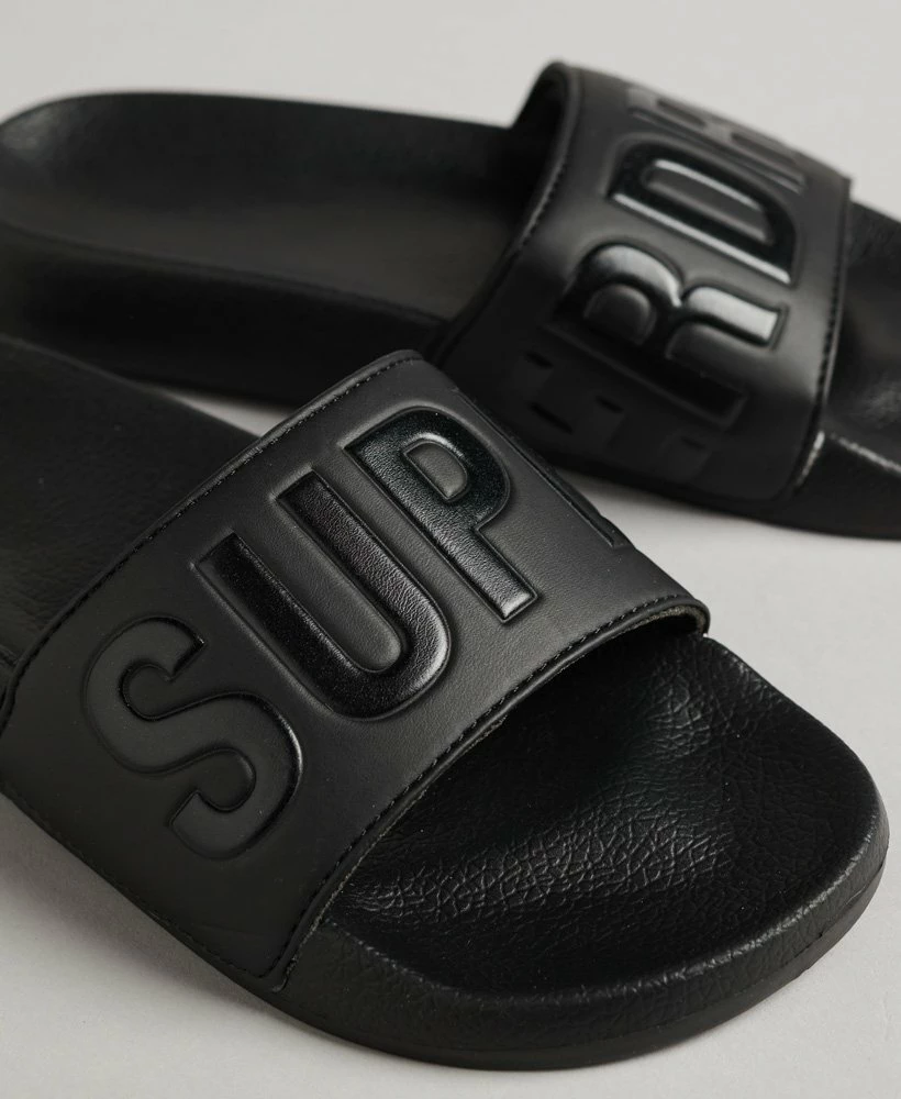 SUPERDRY Code Core Pool Sliders Optic/black 1 SUPERDRY Code Core Pool Sliders Optic/black
