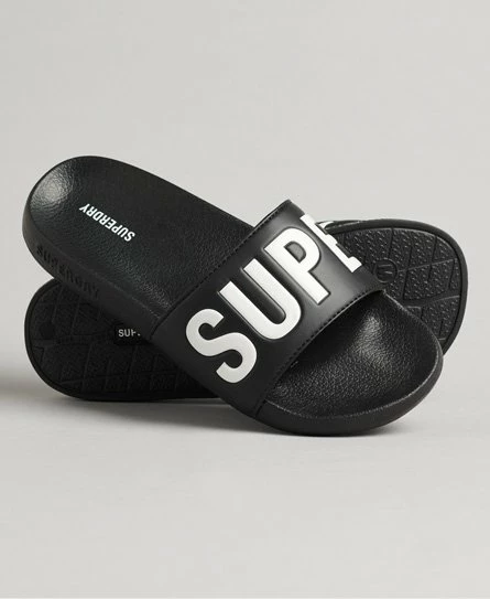 SUPERDRY Code Core Pool Sliders Black/white 6 SUPERDRY Code Core Pool Sliders Black/white - Image 6