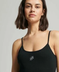 SUPERDRY Essential Strappy Dress Black