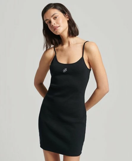 SUPERDRY Essential Strappy Dress Black 5 SUPERDRY Essential Strappy Dress Black - Image 5