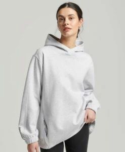SUPERDRY Code Tech Oversized Hoodie Black