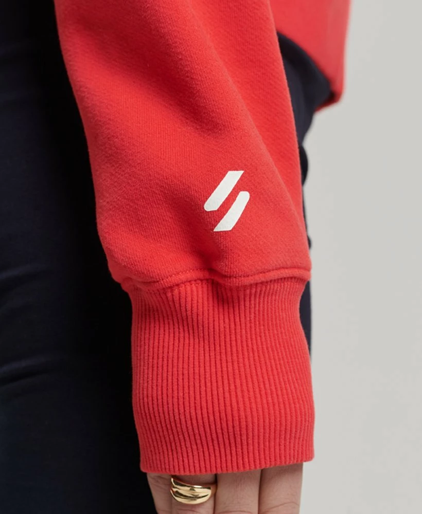 SUPERDRY Code Core Sport Half Zip Top Grey Marl 3 SUPERDRY Code Core Sport Half Zip Top Grey Marl - Image 3