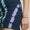 SUPERDRY Essential Tie Dye Skirt Navy/lime/purple