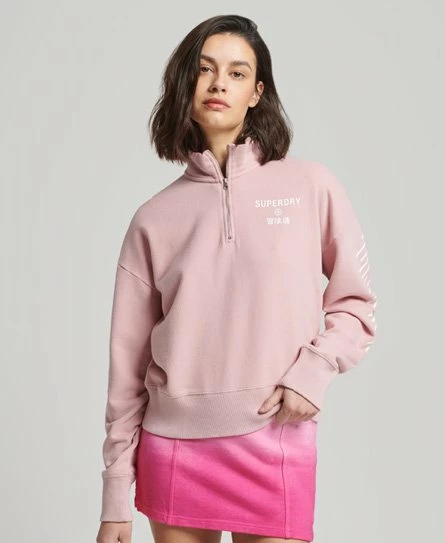 SUPERDRY Code Core Sport Half-Zip Top Hot Mint 5 SUPERDRY Code Core Sport Half-Zip Top Hot Mint - Image 5