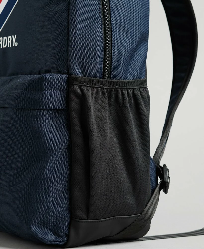 SUPERDRY Unisex Code Essential Montana Backpack Black/white 3 SUPERDRY Unisex Code Essential Montana Backpack Black/white - Image 3