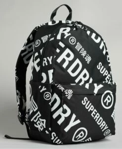 SUPERDRY Unisex Code Essential Montana Backpack Black