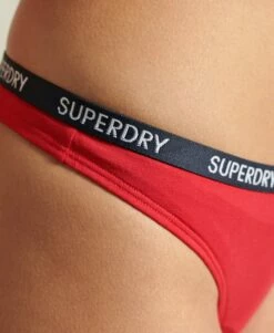 SUPERDRY Organic Cotton Harper Thong 2 Pack Rouge Red/downhill Navy Stripe 10 SUPERDRY Organic Cotton Harper Thong 2 Pack Rouge Red/downhill Navy Stripe -Sportswear Sales 2022 upload9223368955666024450