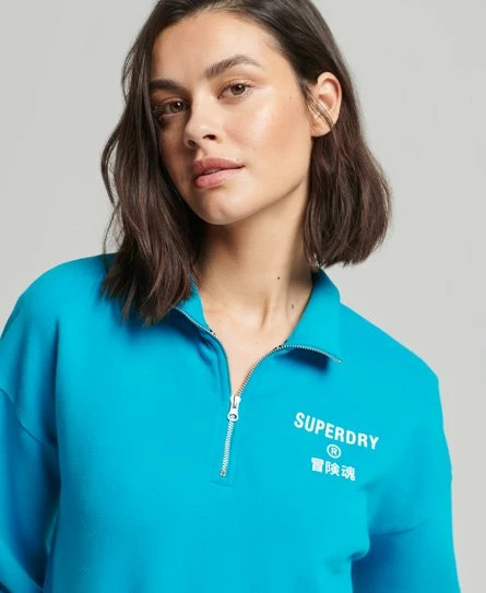 SUPERDRY Code Core Sport Half-Zip Top Black 7 SUPERDRY Code Core Sport Half-Zip Top Black - Image 7
