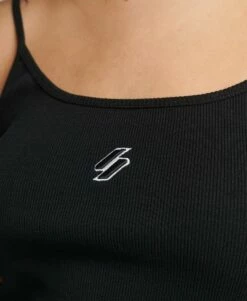 SUPERDRY Code Essential Strappy Tank Top Black -Sportswear Sales 2022 upload9223368955666026608