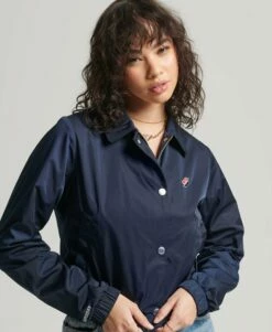 SUPERDRY Essential Coach Jacket Deep Navy 8 SUPERDRY Essential Coach Jacket Deep Navy -Sportswear Sales 2022 upload9223368955666027709