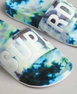 SUPERDRY Code Tie Dye Sliders Multicolour Tie Dye