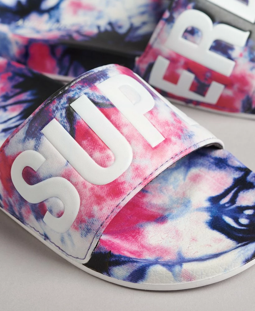 SUPERDRY Code Tie Dye Sliders Multicolour Tie Dye 1 SUPERDRY Code Tie Dye Sliders Multicolour Tie Dye