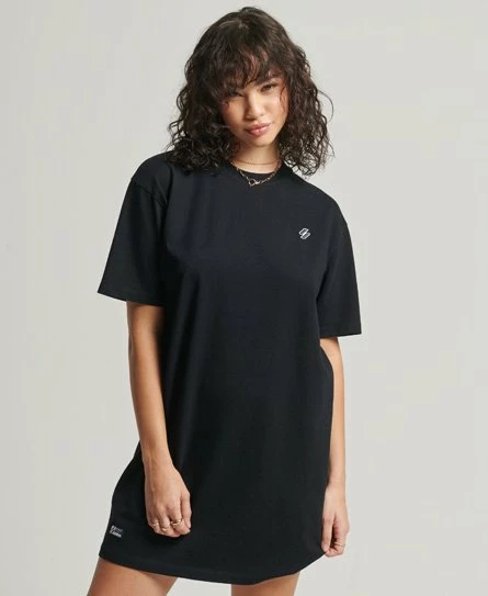 SUPERDRY Essential T-Shirt Dress Raspberry Sorbet 7 SUPERDRY Essential T-Shirt Dress Raspberry Sorbet - Image 7