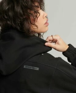 SUPERDRY Code Tech Oversized Hoodie Black -Sportswear Sales 2022 upload9223368955666029998