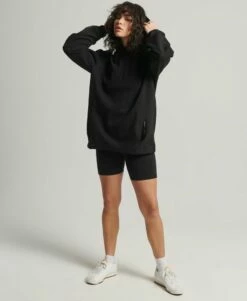 SUPERDRY Code Tech Oversized Hoodie Black