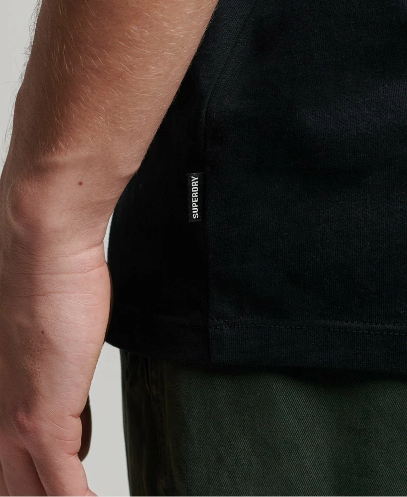 SUPERDRY Unisex Organic Cotton Essential T-Shirt Optic 3 SUPERDRY Unisex Organic Cotton Essential T-Shirt Optic - Image 3