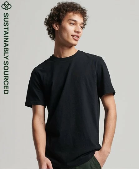 SUPERDRY Unisex Organic Cotton Essential T-Shirt Utah Gold 7 SUPERDRY Unisex Organic Cotton Essential T-Shirt Utah Gold - Image 7