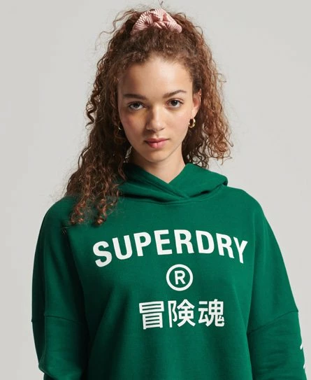 SUPERDRY Sport Crop Box Hoodie Fuchsia 8 SUPERDRY Sport Crop Box Hoodie Fuchsia - Image 8