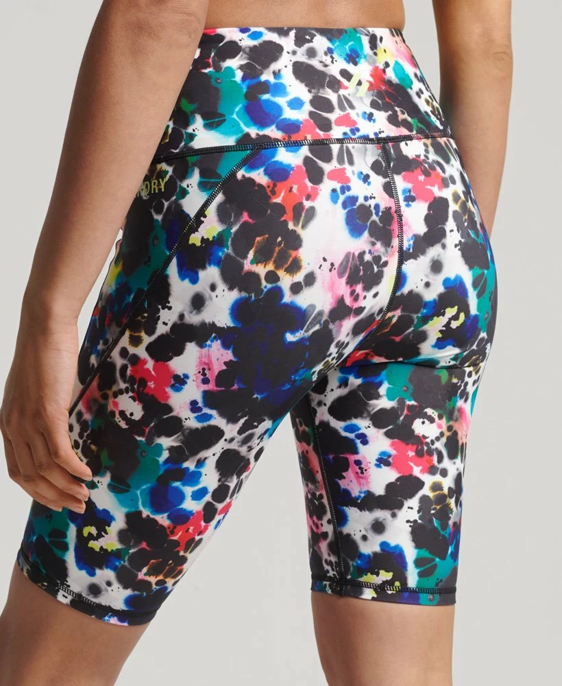 SPORT Core Nine Inch Tight Shorts Abstract Ink Micro 2 SPORT Core Nine Inch Tight Shorts Abstract Ink Micro - Image 2