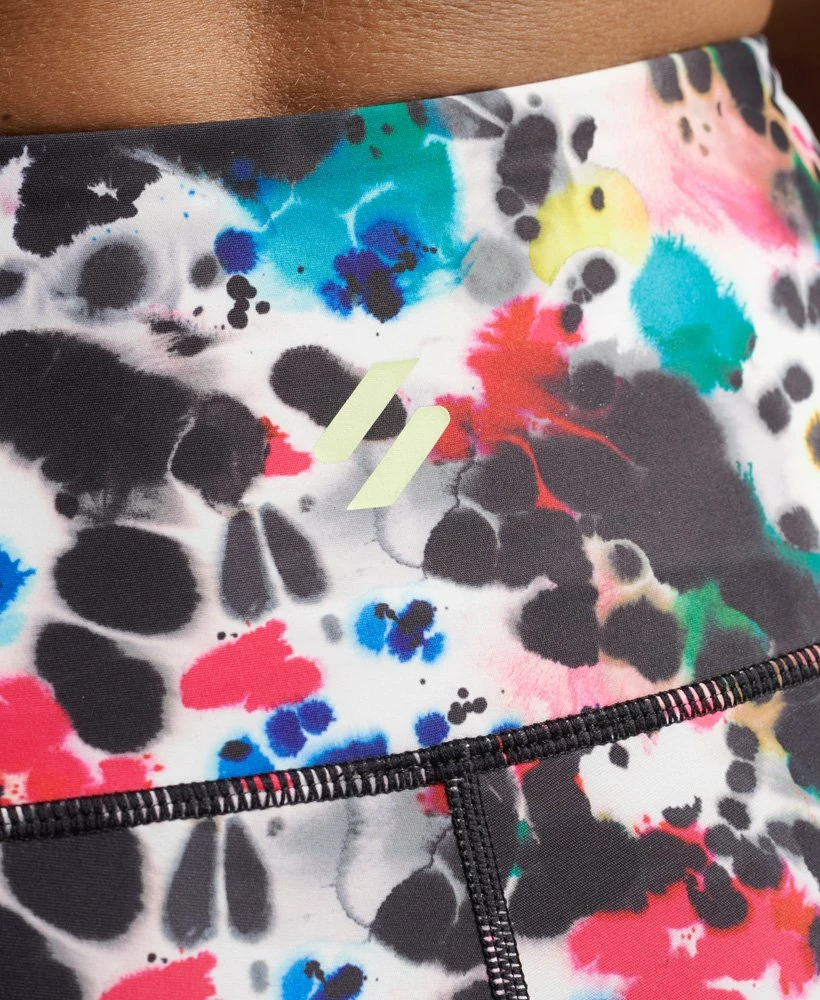 SPORT Core Nine Inch Tight Shorts Abstract Ink Micro 3 SPORT Core Nine Inch Tight Shorts Abstract Ink Micro - Image 3