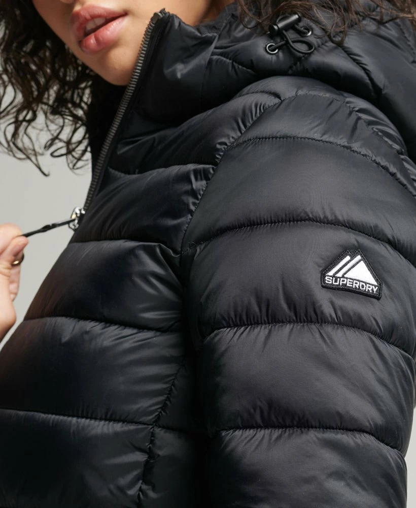 SUPERDRY Classic Fuji Puffer Jacket Black 3 SUPERDRY Classic Fuji Puffer Jacket Black - Image 3