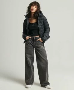 SUPERDRY Classic Fuji Puffer Jacket Black