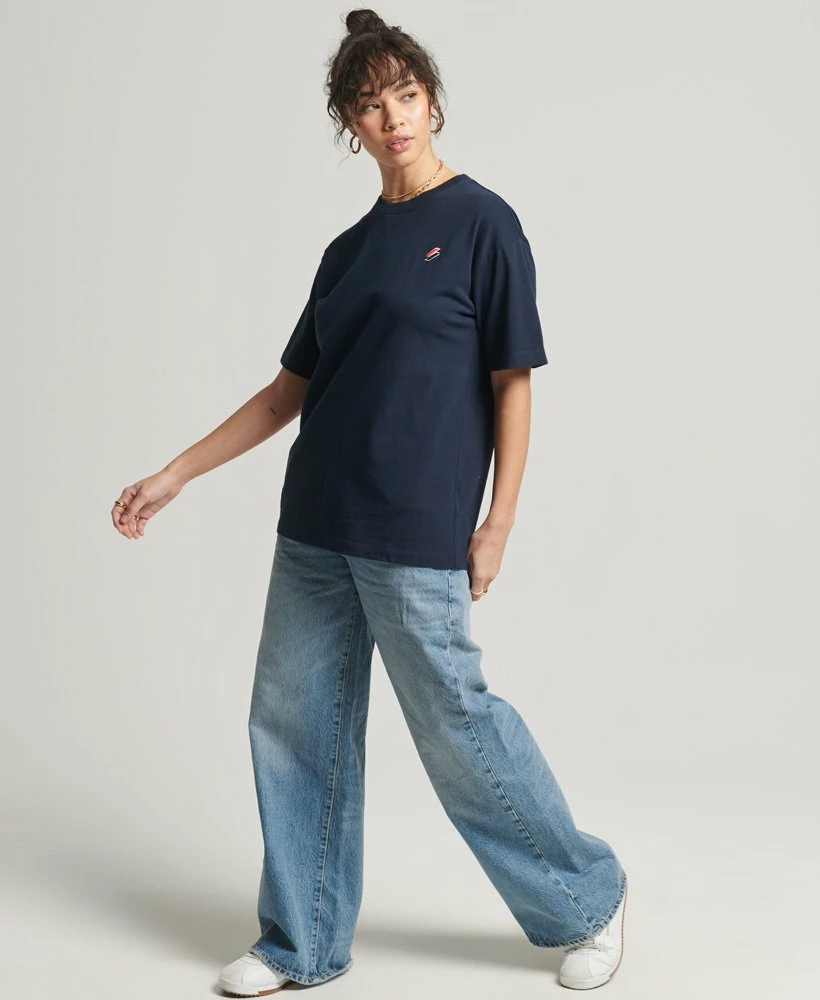 SUPERDRY Organic Cotton Code Essential T-Shirt Ice Marl 1 SUPERDRY Organic Cotton Code Essential T-Shirt Ice Marl