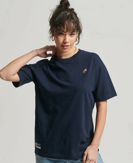 SUPERDRY Organic Cotton Code Essential T-Shirt Risk Red 9 SUPERDRY Organic Cotton Code Essential T-Shirt Risk Red - Image 9