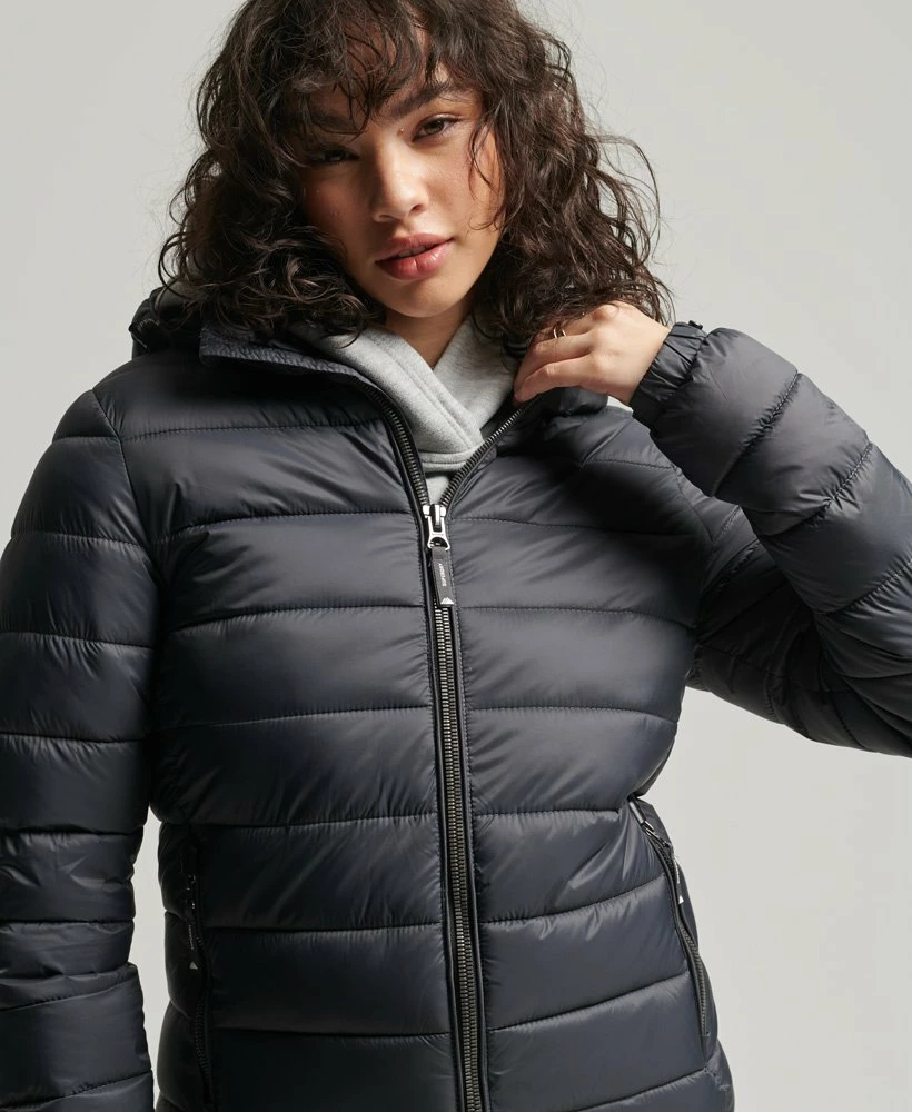 SUPERDRY Classic Fuji Puffer Jacket Black 2 SUPERDRY Classic Fuji Puffer Jacket Black - Image 2