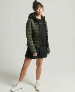SUPERDRY Classic Fuji Puffer Jacket Dark Moss