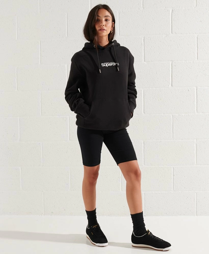 SUPERDRY Core Logo Essential Loose Hoodie Black 1 SUPERDRY Core Logo Essential Loose Hoodie Black