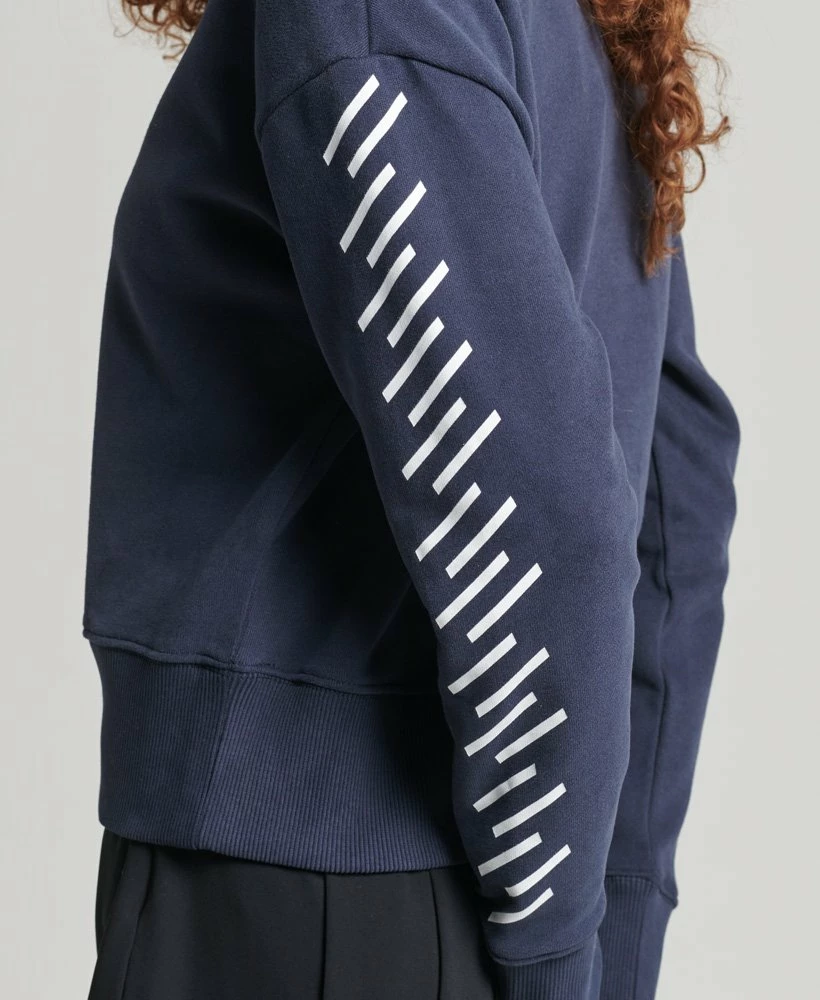 SUPERDRY Code Core Sport Half-Zip Top Hot Mint 2 SUPERDRY Code Core Sport Half-Zip Top Hot Mint - Image 2