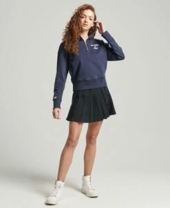 SUPERDRY Code Core Sport Half-Zip Top Hot Mint