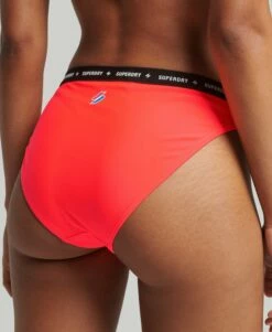 SUPERDRY Micro Logo Elastic Briefs Hyper Fire Coral
