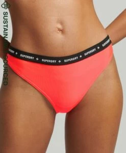 SUPERDRY Micro Logo Elastic Briefs Hyper Fire Coral -Sportswear Sales 2022 upload9223368955666041719 1