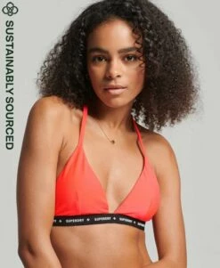SUPERDRY Micro Logo Elastic Triangle Bikini Top Deep Navy -Sportswear Sales 2022 upload9223368955666041729 1