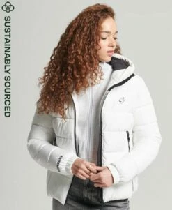 SUPERDRY Hooded Spirit Sports Puffer Jacket Optic -Sportswear Sales 2022 upload9223368955666043046