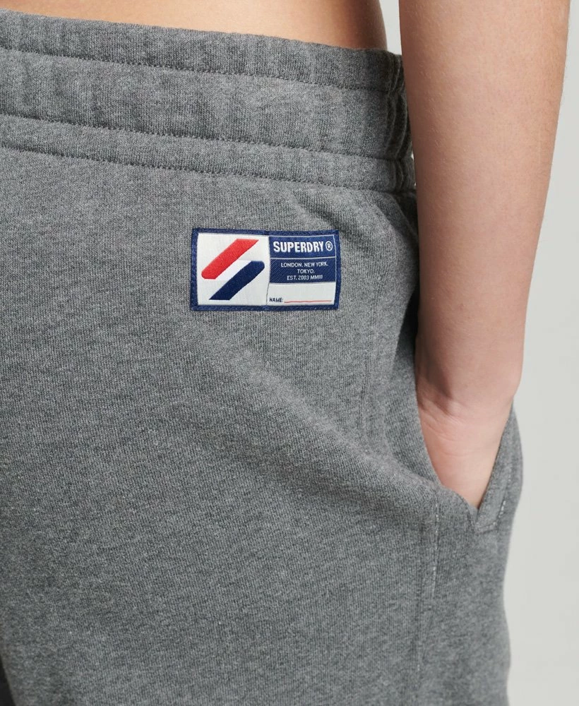 SUPERDRY Organic Cotton Code Essential Joggers Ice Marl 4 SUPERDRY Organic Cotton Code Essential Joggers Ice Marl - Image 4