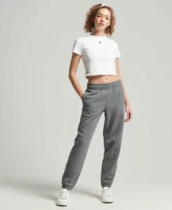 SUPERDRY Organic Cotton Code Essential Joggers Ice Marl
