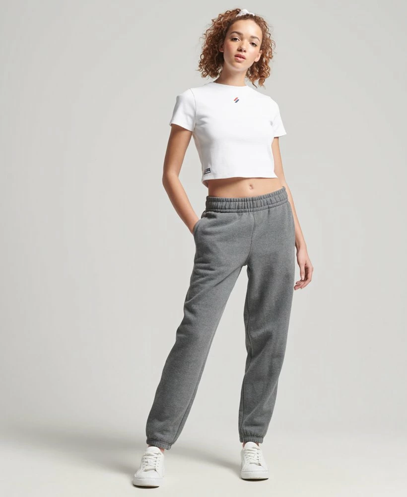 SUPERDRY Organic Cotton Code Essential Joggers Ice Marl 1 SUPERDRY Organic Cotton Code Essential Joggers Ice Marl