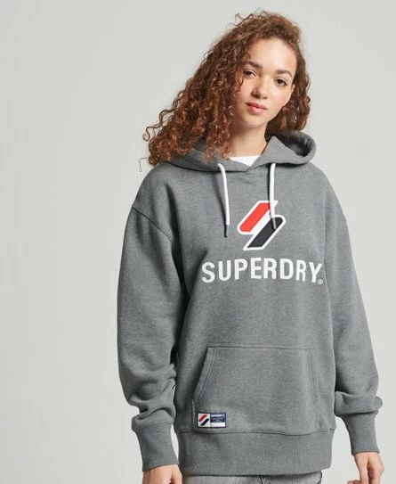 SUPERDRY Applique Oversized Hoodie Hot Pink 12 SUPERDRY Applique Oversized Hoodie Hot Pink - Image 12