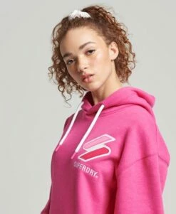 SUPERDRY Code Applique Oversized Hoodie Ice Marl -Sportswear Sales 2022 upload9223368955666043402 3