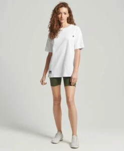 SUPERDRY Organic Cotton Code Essential T-Shirt Risk Red