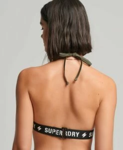 SUPERDRY Code Triangle Elastic Top Dark Moss